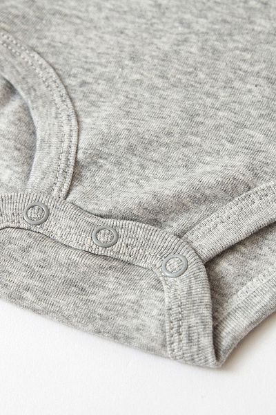 Overoz 100% Cotton Organic Baby Body Set - I Love Mom Dad Mother Father 2-Piece, Snap-On Bodysuit 5338-5339-P