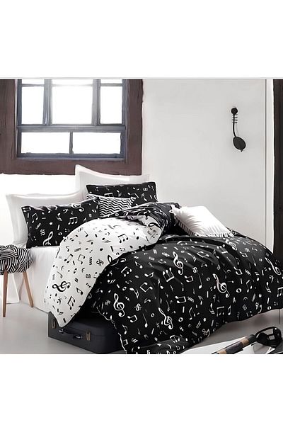 SENLİFE Cotton Single Quilt Cover Set