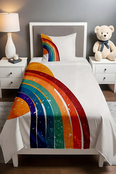 EVPANYA Sun and Rainbow Pattern Pique Set