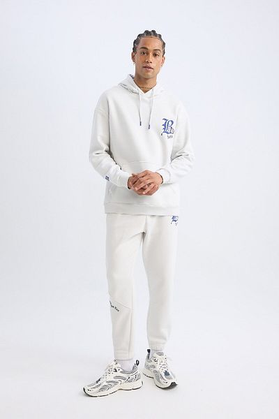 DeFacto NBA Brooklyn Nets Fit Thick Jogger Sweatpants - Τσέπες, μακριά πόδια D3225ax24wn