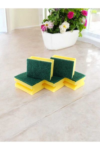 Montbell Magic Yellow Sponge Set of 5 - Dish Sponge