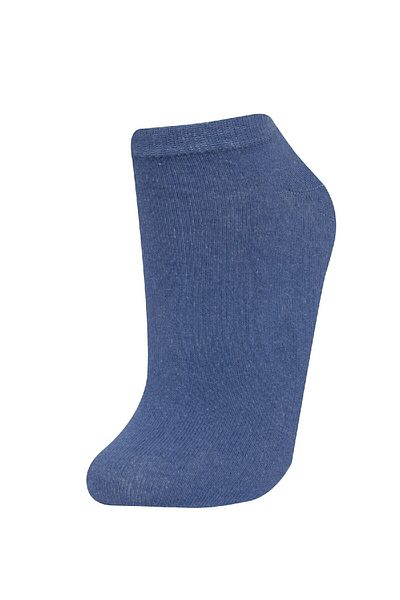 DeFacto Women's 5-Piece Cotton Booties Socks C6361Axns