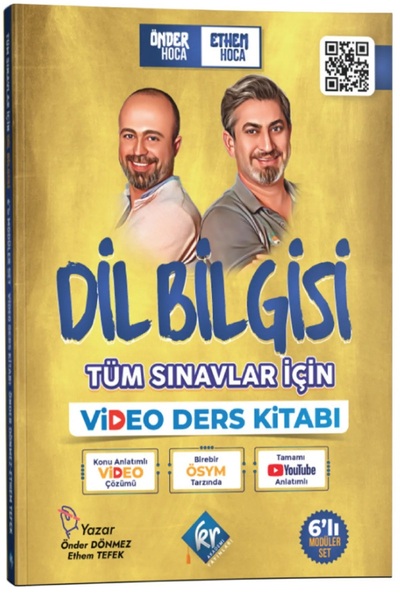 KR Akademi Yayınları Önder Hoca & Ethem Hoca Tüm Sınavlar Için Dil Bilgisi Vi...