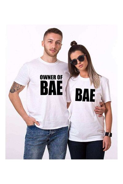 Tshirthane Bae Dear Couple Combination - Owner of T-Shirt
