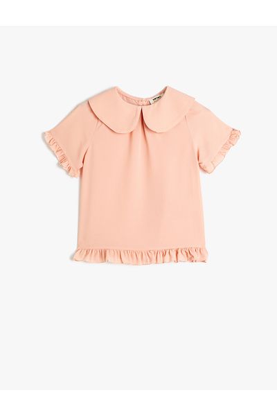 Koton 3skg60014aw Mädchenbluse Puder