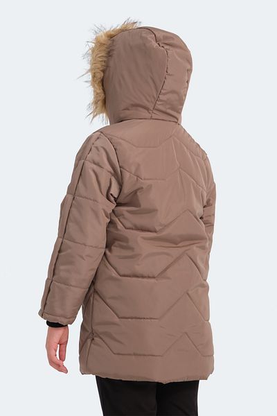 Slazenger Camron Beige Unisex Kids Coat and Coat
