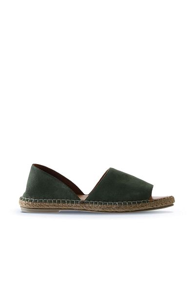Bueno Shoes Γυναικεία Εσπαντρίγια Green Suede - 01wq2413