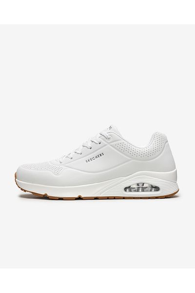 SKECHERS Uno - Stand On Air Herren Weiß Sneakers 52458 Wht