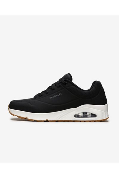 SKECHERS Uno - Stand On Air Herren-Sneaker in Schwarz 52458 Blk