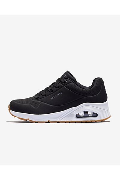 SKECHERS Uno – Schwarze Damen-Sneaker 73690 Blk – Stand-on-Air-Design