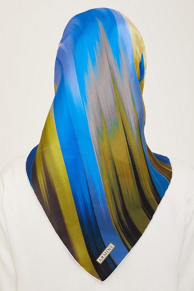 Armine 2024 Summer Silk Twill Scarf - 9131-83