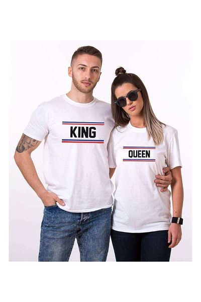 Tshirthane King Queen 22 - Lover Combination T-Shirt