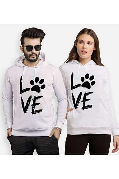 Tshirthane Love Pati Lover Combinations Hooded Couple Combination
