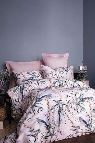 İssimo Home Coleus Tek Kişilik Dijital Saten Nevresim Takımı