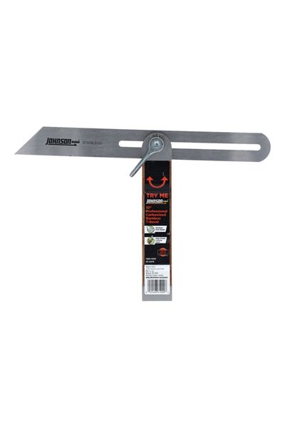 Johnson Adjustable Sliding T-Bevel with Bamboo Handle 10inch
