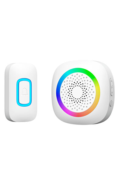 startech جرس باب لاسلكي يعمل بالبطارية مع شاشة LED