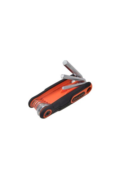 Tactix 8-in-1 Fold Up Compact Non Slip Handle Metric Hex Key