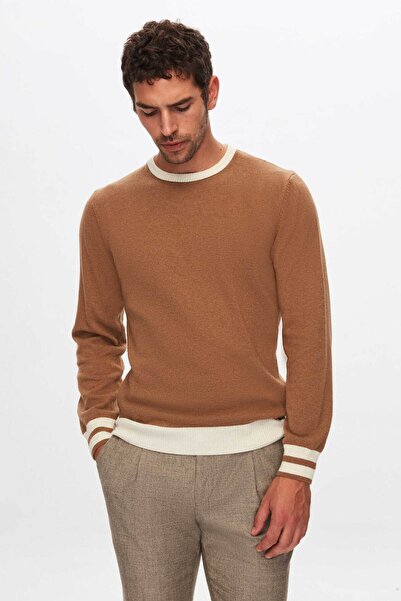 Damat Camel Yün Karişimli Kazak