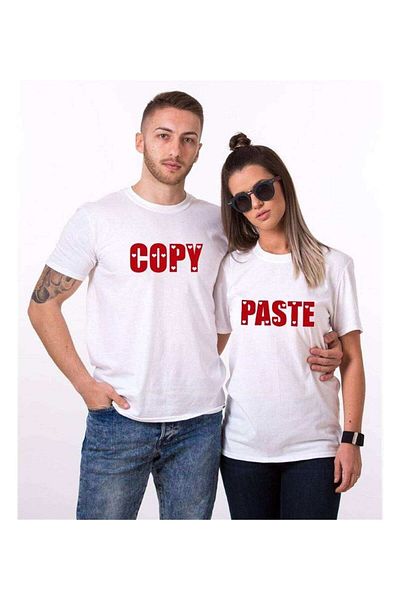 Tshirthane Lover Combinations - Copy Paste T-Shirt Couple Combination