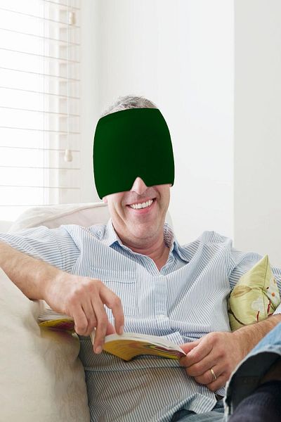 SEVENHİLLS Migraine and Headache Relief Headgear, Hot and Cold Compress Hat, Ice Pack Bandage (Green)
