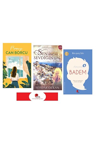 Mona Kitap Set-can Borcu - Sen Ancak Sevdiğinsin (BADEM HEDİYE)