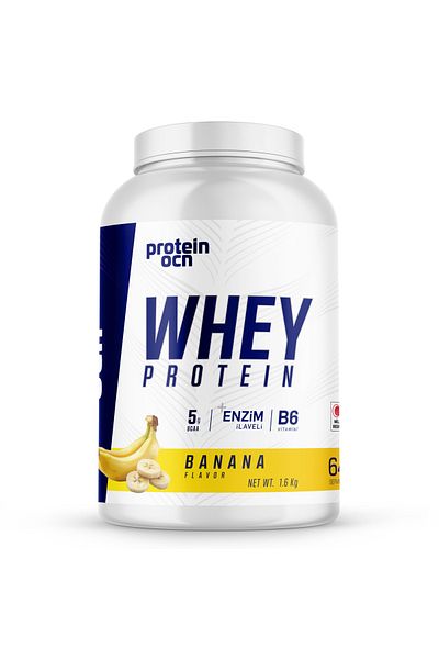 Proteinocean Whey Protein Banana- 1.6kg - 64 Services