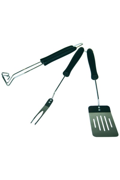Grill Mark 3-Piece Stainless Steel Barbecue Tool Set