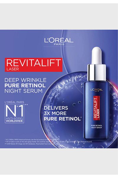 L'Oreal Paris سيروم ليلي بالريتينول النقي 30 مل
