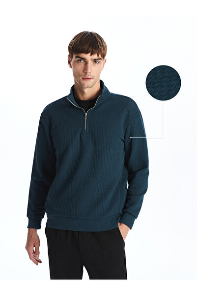 LC Waikiki Hanorac pentru bărbați cu mânecă lungă cu guler