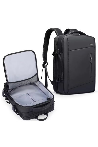 By Hakan Çç-51378 Fabric Backpack Black