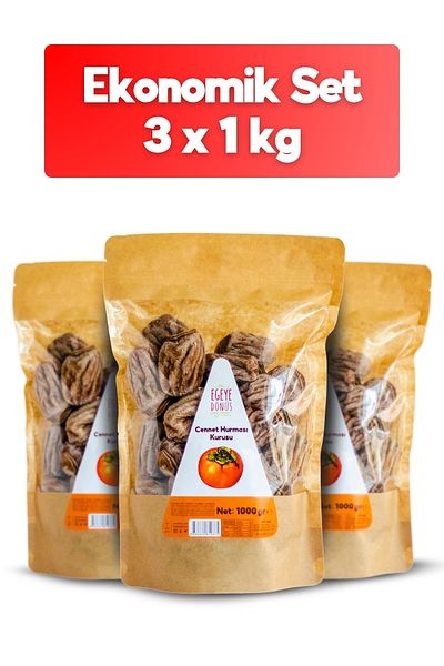 EGEYE DÖNÜŞ 1. Class Large Size Dried Heaven - 3X1 kg Economic Set, Persimmon