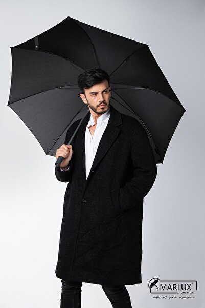 Marlux 8 Fiber Telli Rüzgara Dayanıklı Otomatik Özel Tasarım Protokol Şemsiye...