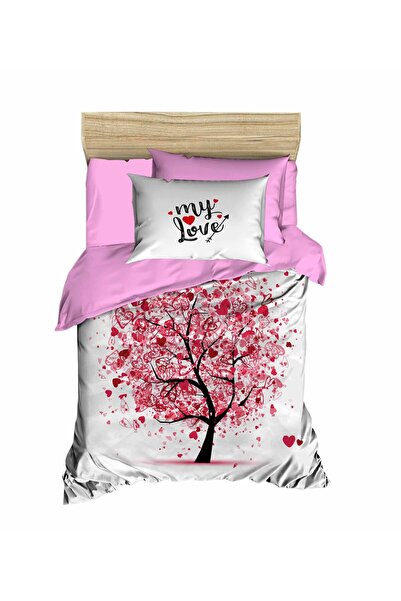 Fabeteks Hearted Tree Single Young Duvet Cover Set