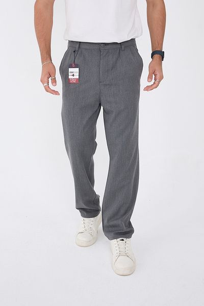 BROCARD Men's Winter Lycra Baggy Fit Comfortable Fabric Trousers