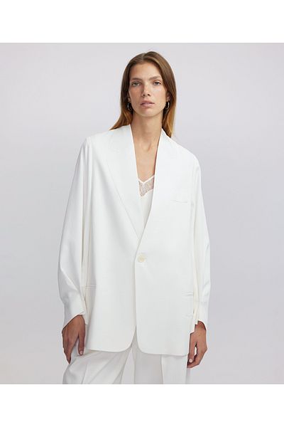 İpekyol Drapierter Blazer mit einem Knopf