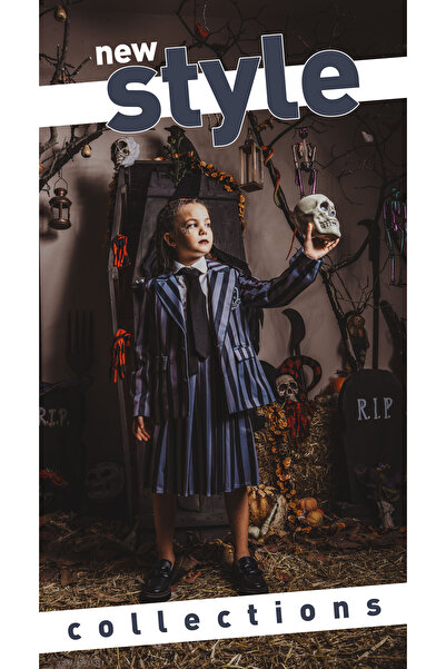 Gocoland Костюм на якето на Уензди Адамс за косплей момиче