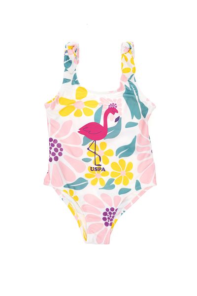 U.S. Polo Assn. Costum de baie roz pentru fete 50283480 -VR041