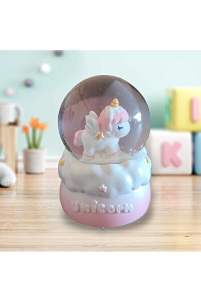 Q-TİME Unicorn Mini Işıklı Kar Küresi