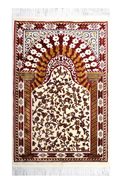 İsmen Kervansaray Seccade / 999 - 80x120 - Lux Dokuma, Yumuşak Akrilik Seccade