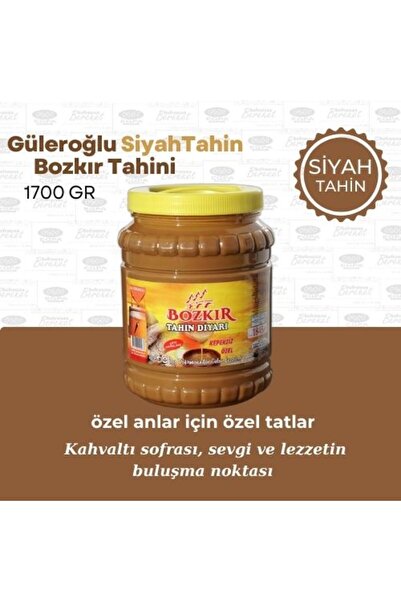 egpa gıda Güleroğlu Tahin Siyah 1700 gr