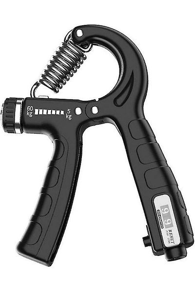 HEPİTOP 60 kg - 5 kg Adjustable Black Hand Spring - Wrist Muscle Strengthener
