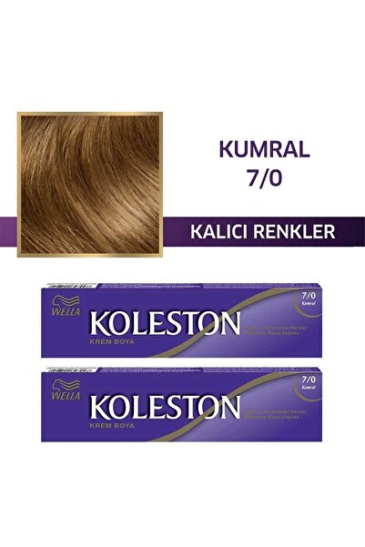 Wella Koleston Tüp Saç Boyası 7/0 Kumral X 2 Adet