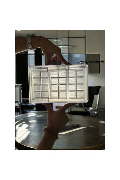 MFS 210 Gr. Polycarbonate Tablet Chocolate Mold - 1388 |   Dubai Chocolate Mold