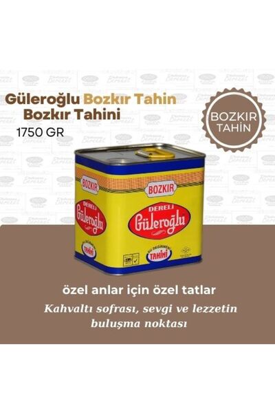Bozkır Güleroğlu Güleroğlu Teneke Tahin 1750 gr