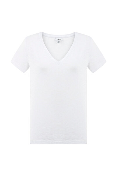 Twist Basic V-neck T-shirt