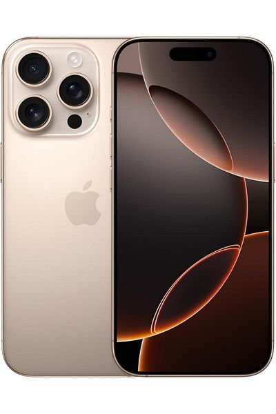 Apple آيفون 16 برو ماكس 256 جيجا بايت تيتانيوم صحراوي - نسخة المملكة العربية السعودية