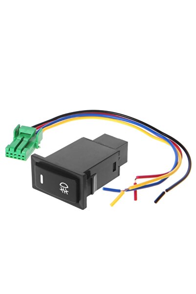 Choice 1Pcs Automobile Car Self Locking Fog Light Rocker Switch Button For Toyota Camry DC 12V 5 Pin Pla...