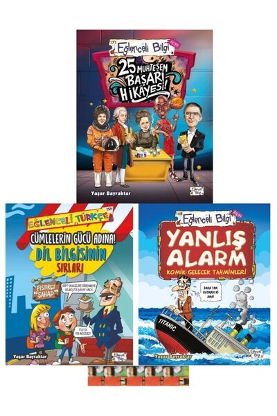 Eğlenceli Bilgi Yayınları 4.5.6. Sınıf- 25 Muhteşem Başarı Hikayesi, Yanlış A...