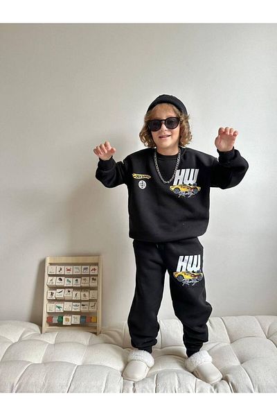 hira kids collection SET TRANSPORT BĂIAȚI IMPRIMAT AUTO