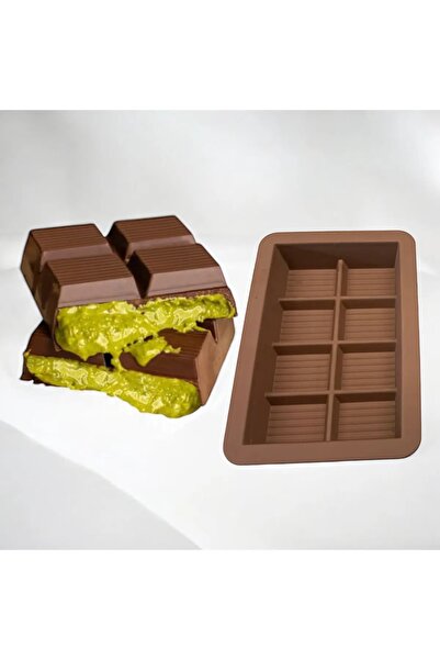 safestore Dubai Chocolate Making Container - Silicone, Bpa Free, Antibacterial, 8 Compartments